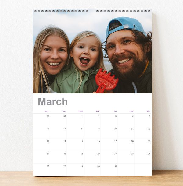 Photo Only Personalised Calendar Funky Pigeon