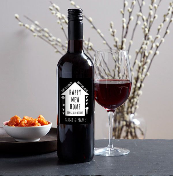 Happy New Home Red Wine - Personalised