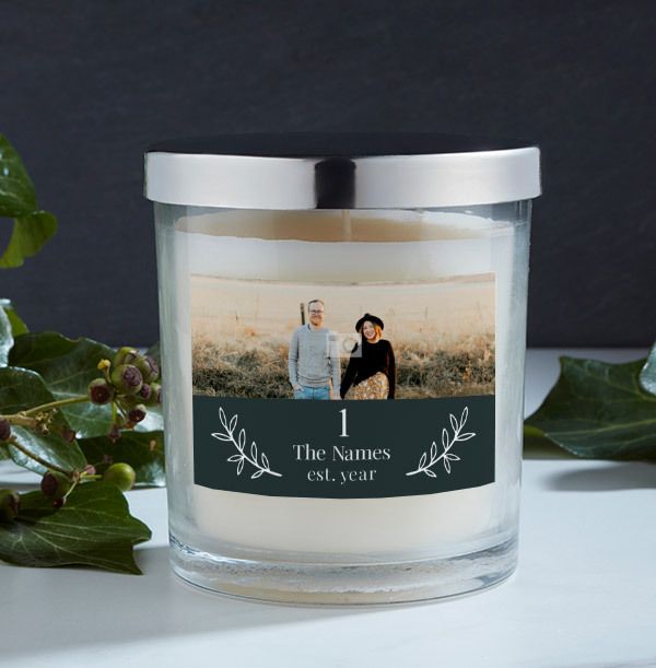 New Home Photo Candle