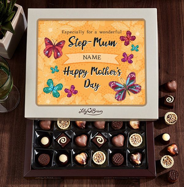 Wonderful Step Mum Personalised Chocolate - Box of 30