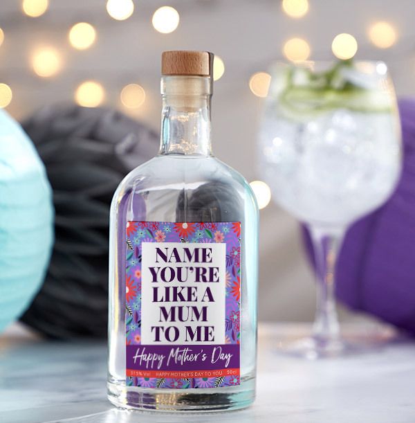 Like A Mum To Me Personalised Gin