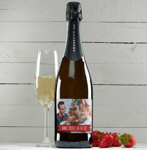 Christmas Personalised Prosecco