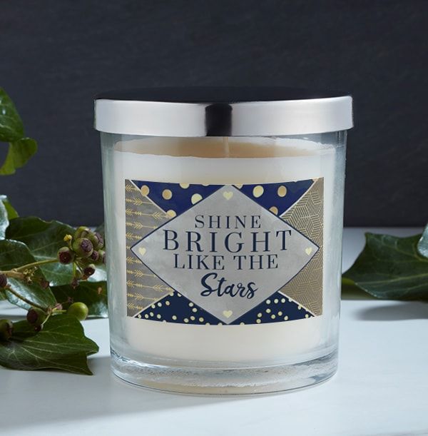 Shine Bright Personalised Candle