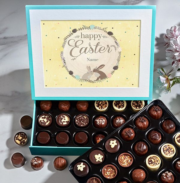 Easter Bunnies Personalised Chocolates - Elite - SHORT DATED (30/06/23)
