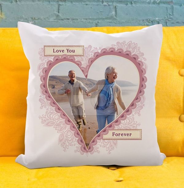 Love You Forever Photo Cushion