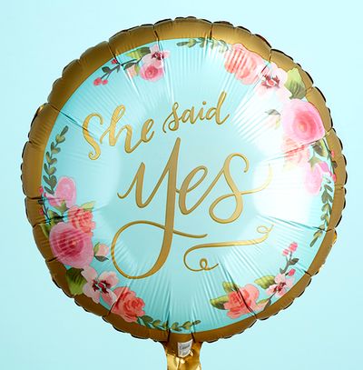 She Said Yes Balloon