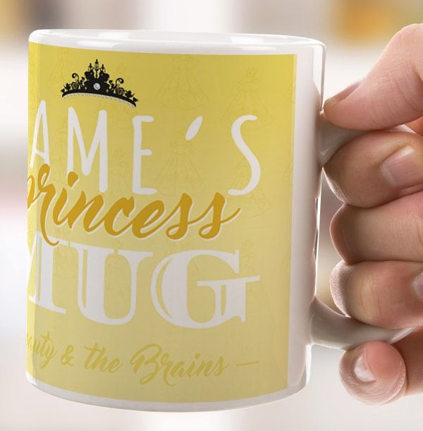 Disney Princess Mug - Personalised Princess Belle