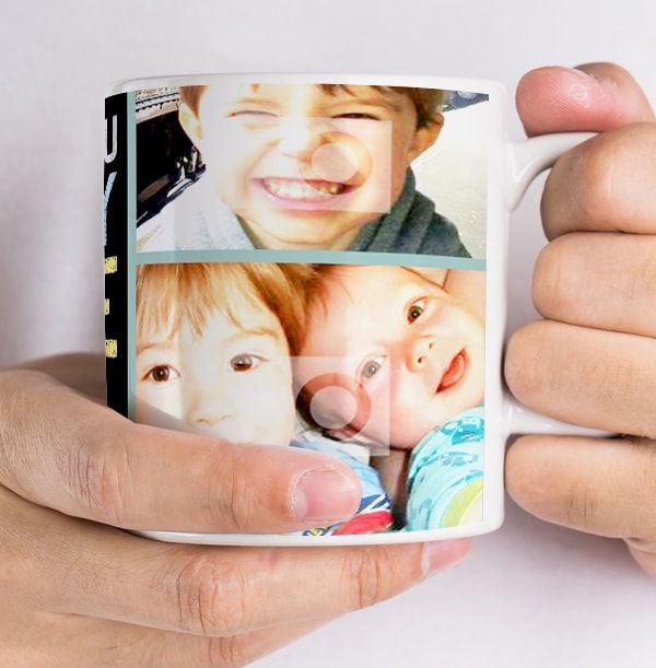 Personalised Mug - Photo Upload Hug Daddy