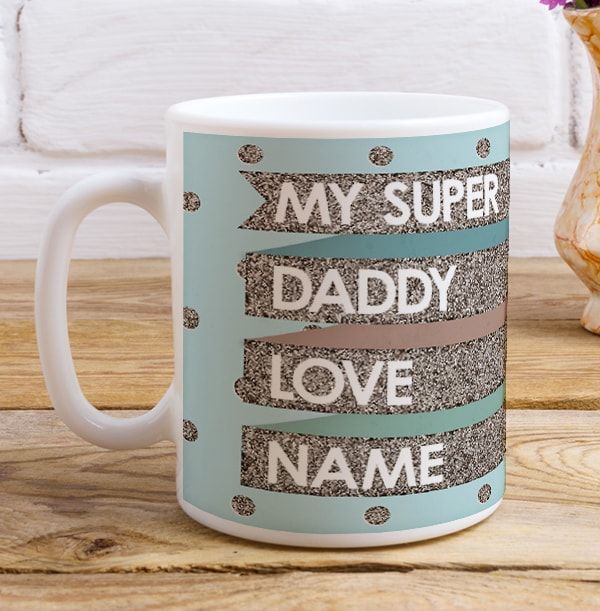 Super Daddy Personalised Mug