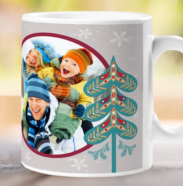 Christmas Trees Personalised Mug