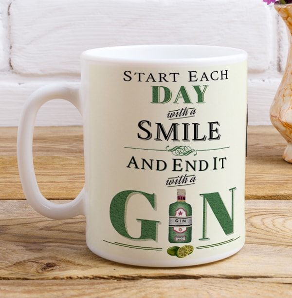 Personalised Gin Mug - End Each Day