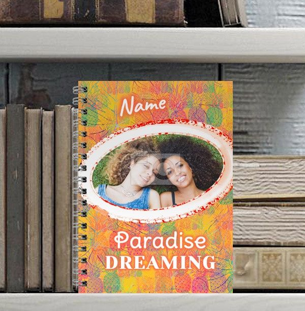 Paradise Personalised Photo Notebook