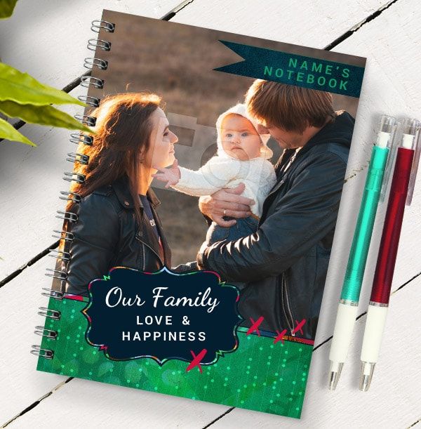 Our Family Christmas Photo Notebook