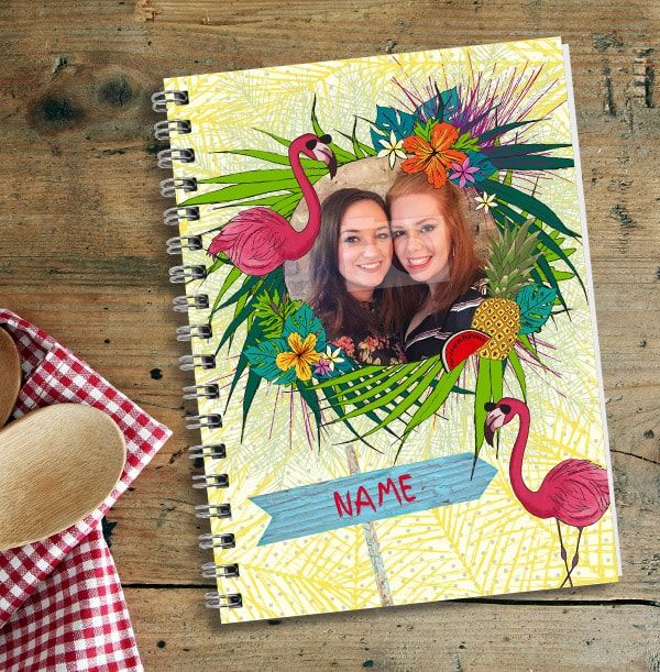 Tropical Flamingo Photo Notebook