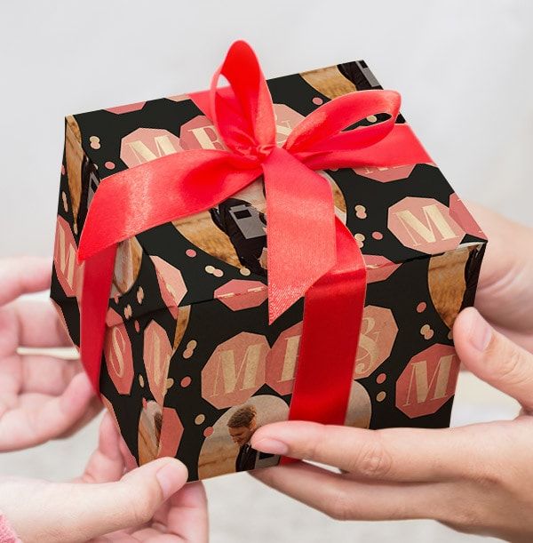 Mr and Mrs Photo Wrapping Paper