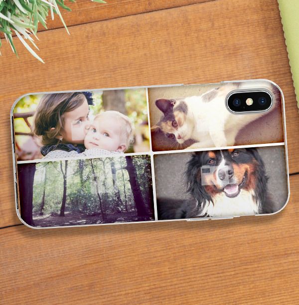 Multi 4 Photo Upload Phone Case Landscape