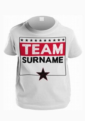 Personalised Family Team Kid's T-Shirt