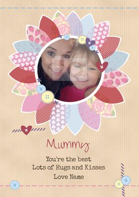 Patchwork - Photo Upload Mummy Fabric Poster
