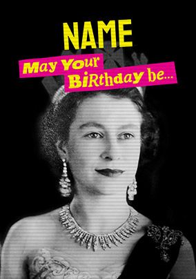 Flip Reveal Happy And Glorious Birthday Card