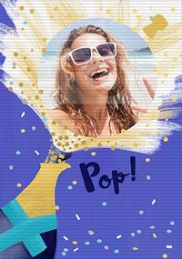 Flip Reveal Pop Photo Birthday Card