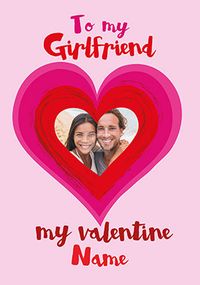 Girlfriend I Love You Flip Reveal Valentine's Day Card
