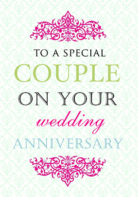 Couple Wedding Anniversary Card Truly Madly Deeply Funky Pigeon