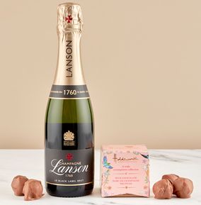 Lanson Champagne and Champagne Truffles Gift Set (37.5cl)