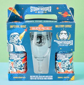 Stormtrooper Galactic Pale Ale & Glass Gift Set WAS £15 NOW £12