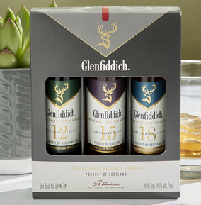 Glenfiddich Whisky Miniature Gift Set | Funky Pigeon