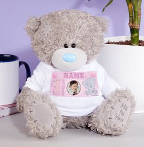 1st Birthday Tatty Teddy Bear for Girl