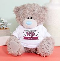 Tap to view World's Best Wife Me To You Personalised Bear