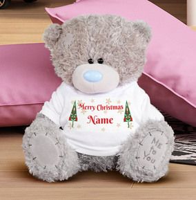 Merry Christmas Personalised Bear