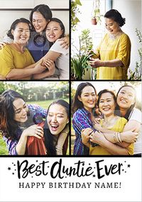 Tap to view Best Auntie Ever Happy Birthday Photo Card