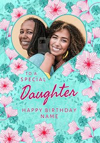 Special Daughter Happy Birthday Photo Card