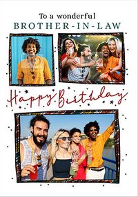 Tap to view Wonderful Brother-in-Law Photo Birthday Card