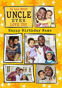 Tap to view Best Uncle Photo Birthday Card