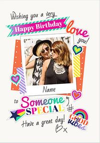Someone Special Great Birthday Photo Card