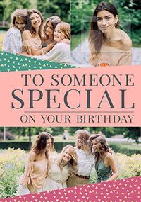 Someone Special on Your Birthday Photo Card