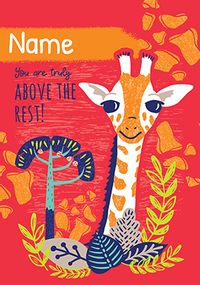 Animal Planet - Above the Rest Personalised Birthday Card