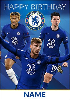 Chelsea FC - Team Personalised Card