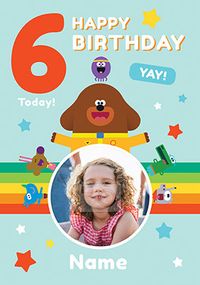 Tap to view Hey Duggee - 6 Today Photo Birthday Card