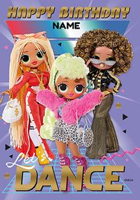 LOL OMG - Let's Dance Personalised Birthday Card