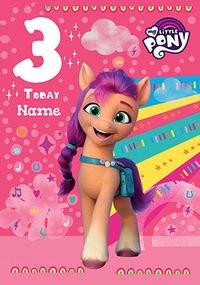 My Little Pony Movie - 3rd Birthday Personalised Card