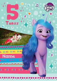 My Little Pony Movie - 5th Birthday Photo Card