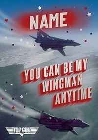 Top Gun - Wingman Personalised Birthday Card