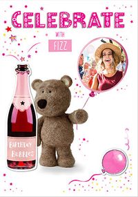 Tap to view Barley Bear - Celebrate Birthday Photo Card