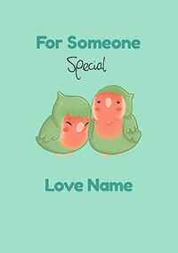 For Someone Special Cute Personalised Birthday Card