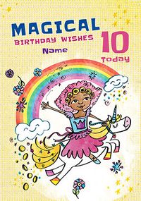 Tap to view Magical 10th Birthday Personalised Card