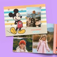 Tap to view A5 Soft Cover Disney Mickey and Friends Photo Book