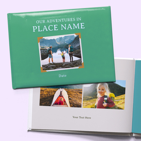 Our Adventures Holiday Photo Book A4 Hard Cover